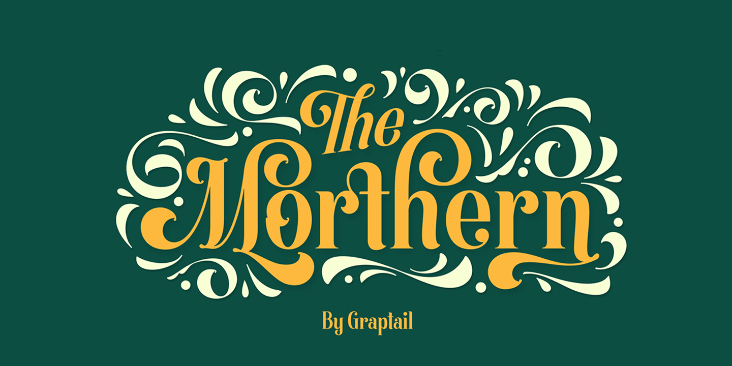 Morthern Shapes Font preview